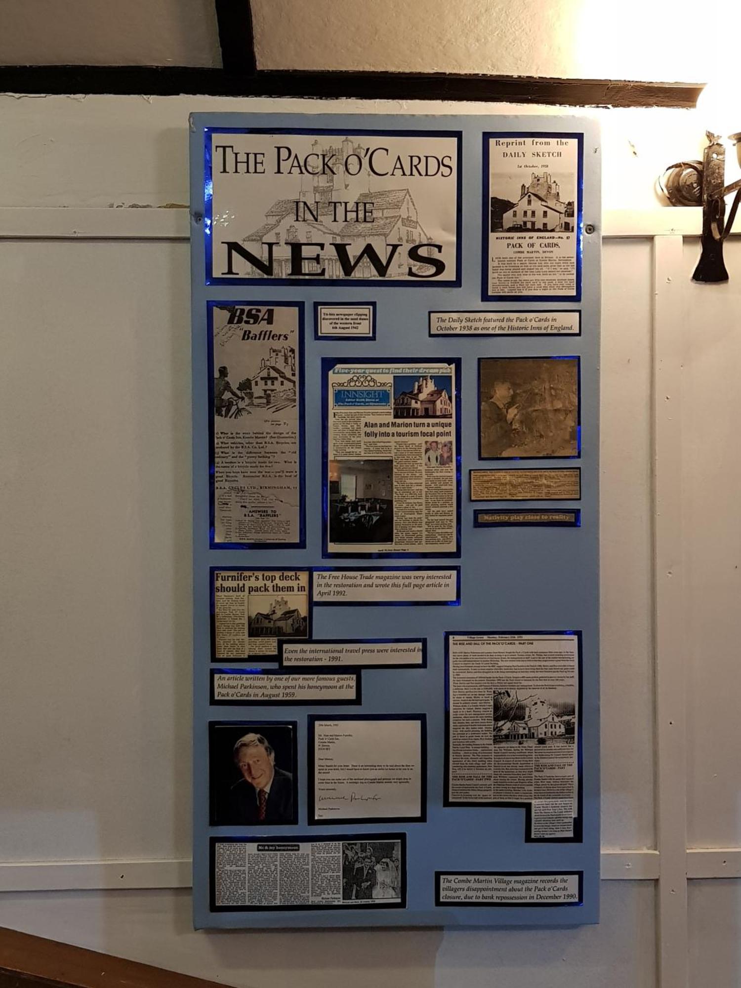 The Pack O' Cards Hotel Combe Martin Luaran gambar